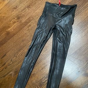Spanx faux leather leggings